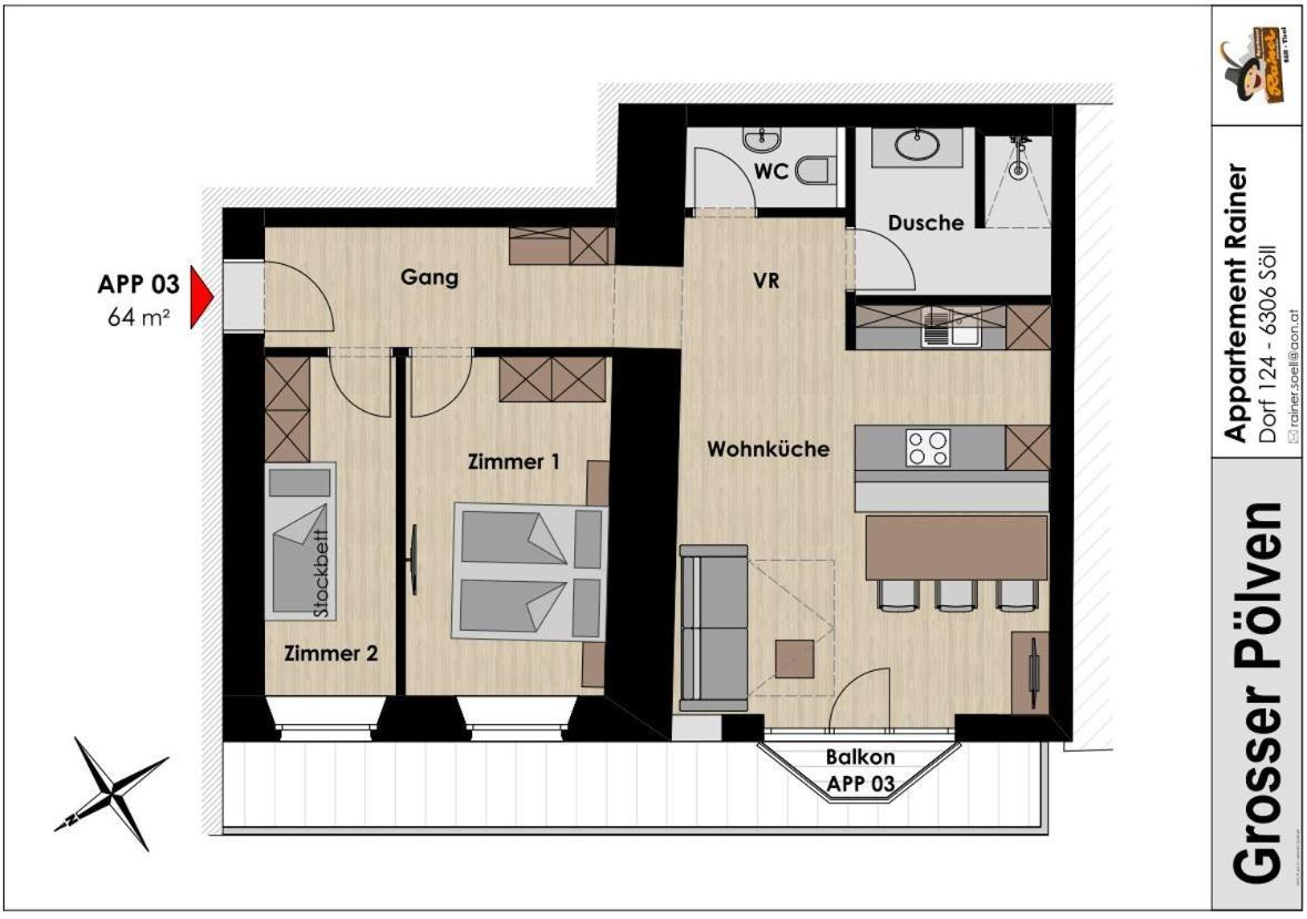 Apartment Rainer - Mittendrin Söll Exterior foto